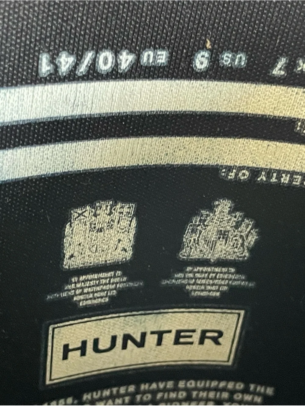 Hunter Matte Black Tall Wedge Rubber Rain Boots